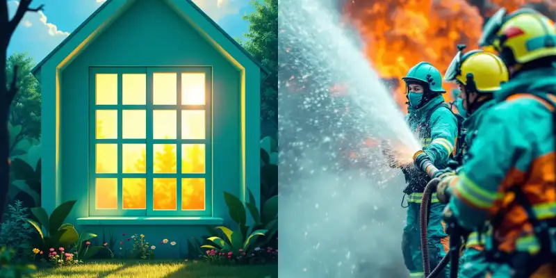 실수로 시작된 화재! 주택 화재 보험