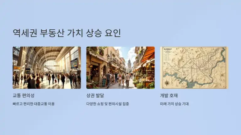 역세권 부동산 가치 상승 요인