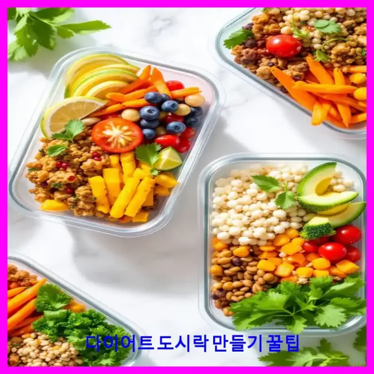 다이어트 도시락 만들기 꿀팁