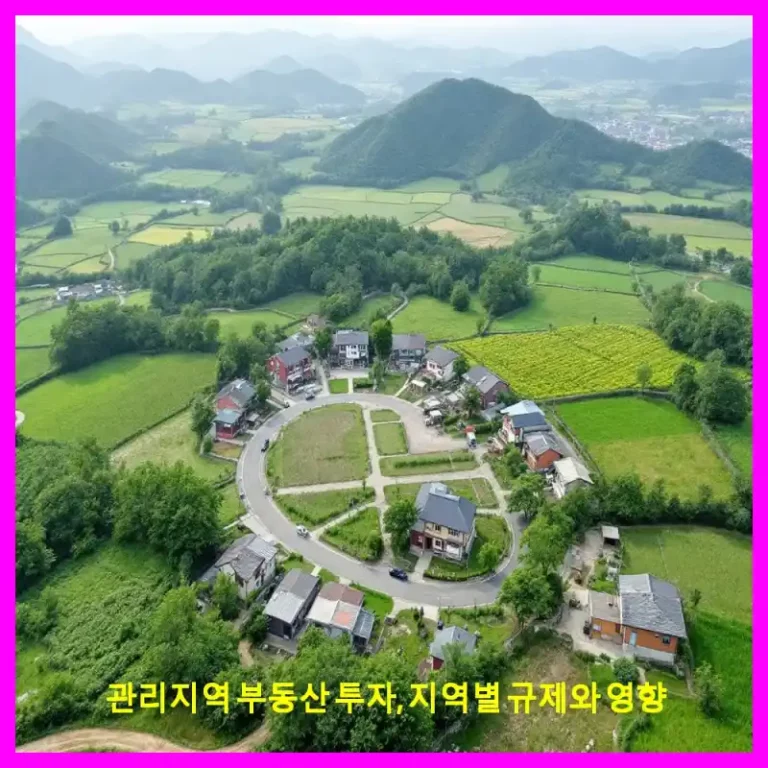 관리지역 부동산 투자, 지역별 규제와 영향