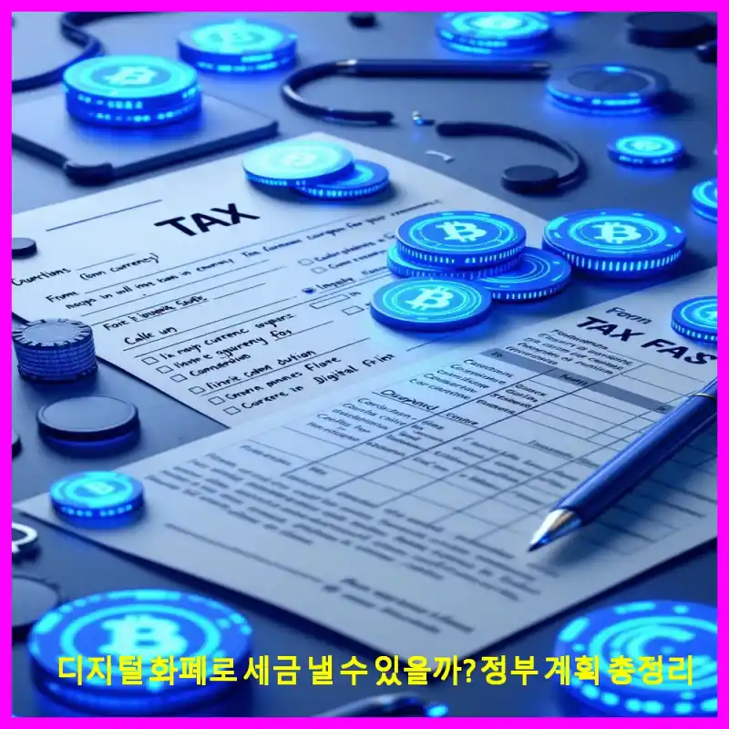디지털 화폐로 세금 낼 수 있을까? 정부 계획 총정리