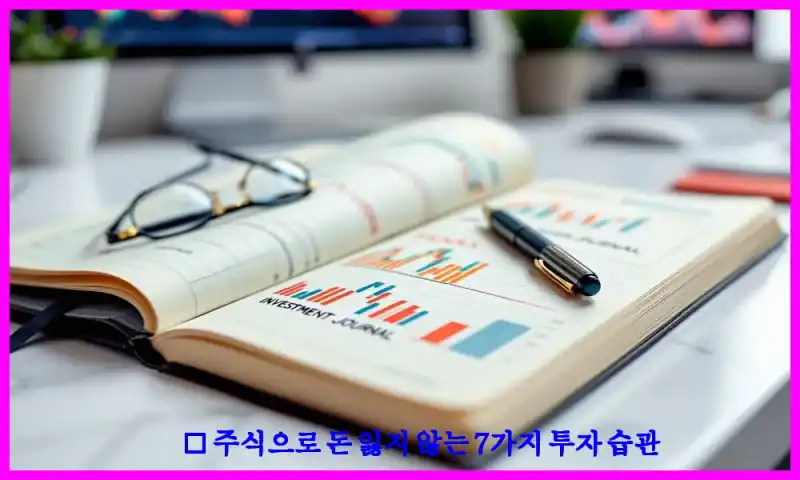 📈 주식으로 돈 잃지 않는 7가지 투자 습관