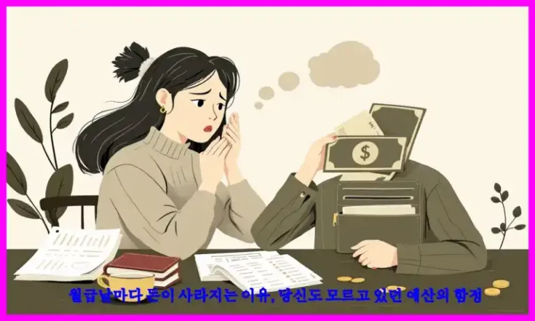 월급날마다 돈이 사라지는 이유
