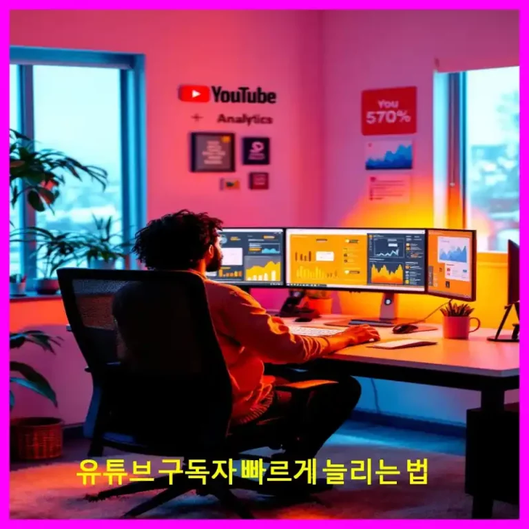 유튜브 구독자 빠르게 늘리는 법