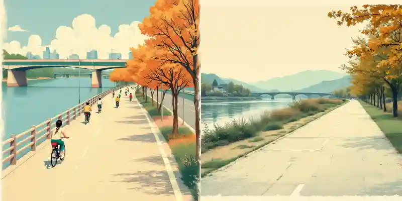 한눈에 보는 국토종주 코스