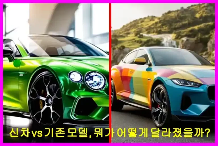 신차 vs 기존 모델, 뭐가 어떻게 달라졌을까?