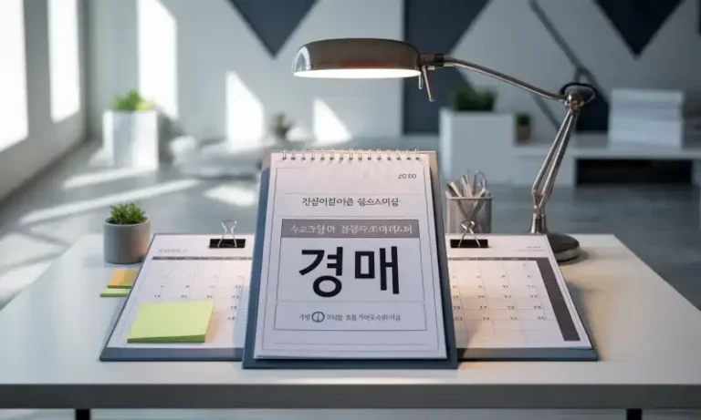 법원 경매 일정 확인