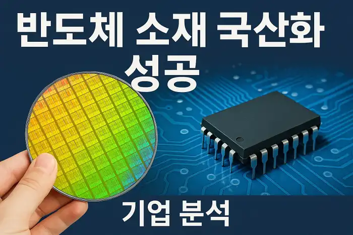 반도체 소재 국산화 성공 기업 분석