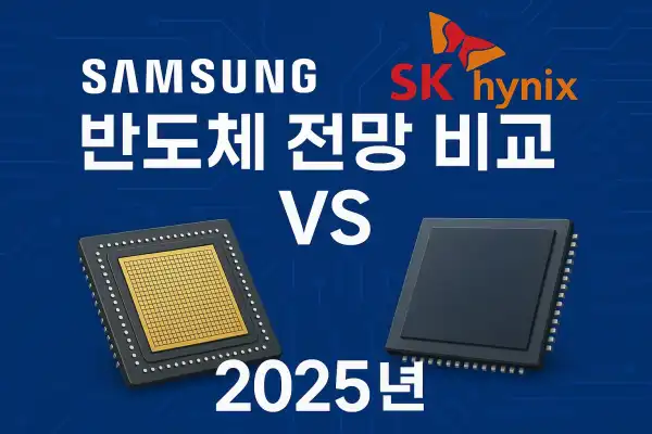 삼성전자와 SK하이닉스 반도체 전망 비교