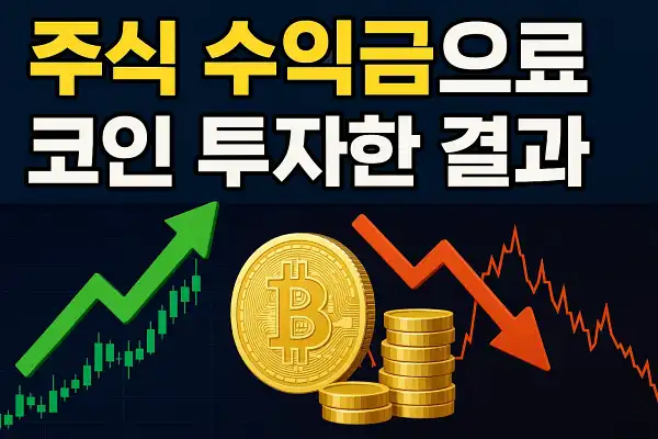 주식 수익금으로 코인 투자한 결과 분석