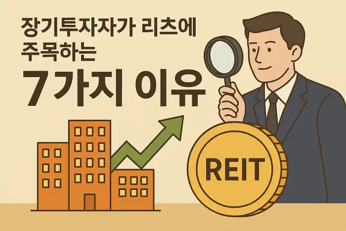 장기투자자가 리츠에 주목하는 7가지 이유