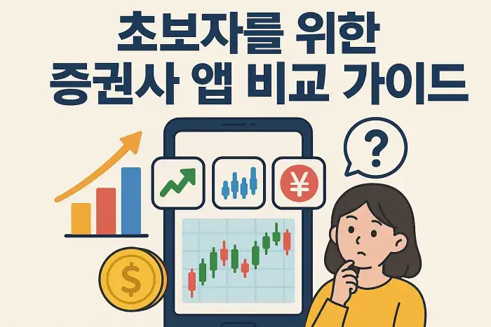 초보자를 위한 증권사 앱 비교 가이드