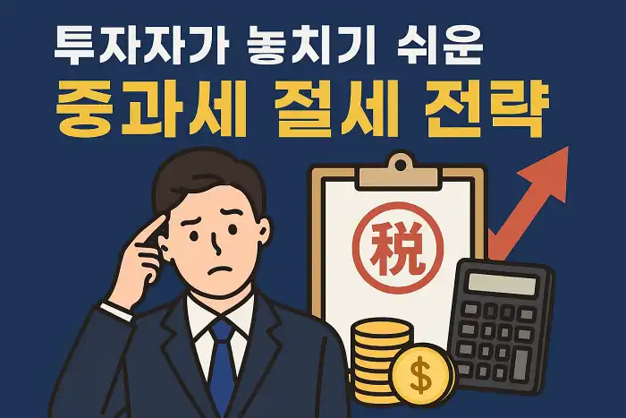 투자자가 놓치기 쉬운 중과세 절세 전략