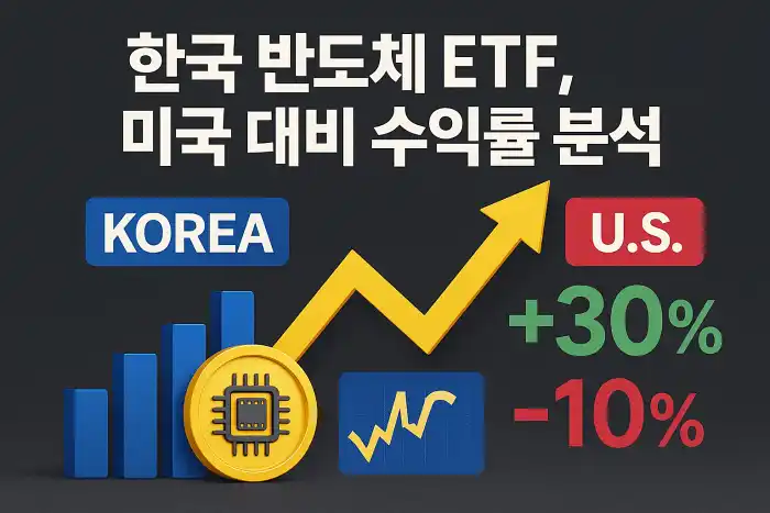 한국 반도체 ETF, 미국 대비 수익률 분석