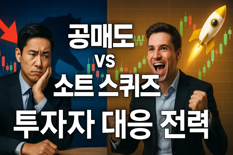 공매도와 쇼트스퀴즈 차이, 투자자 대응 전략