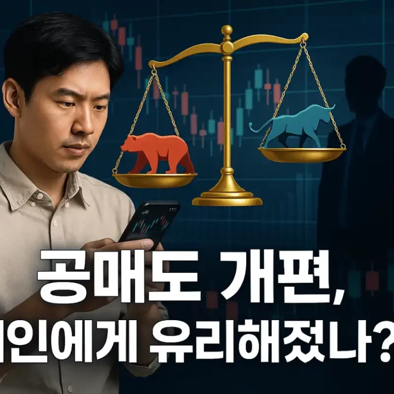 공매도 제도 개편 이후, 개인에게 유리해졌을까?
