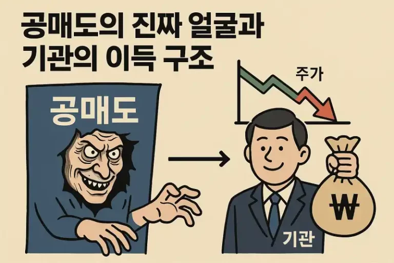 공매도의 진짜 얼굴과 기관의 이득 구조