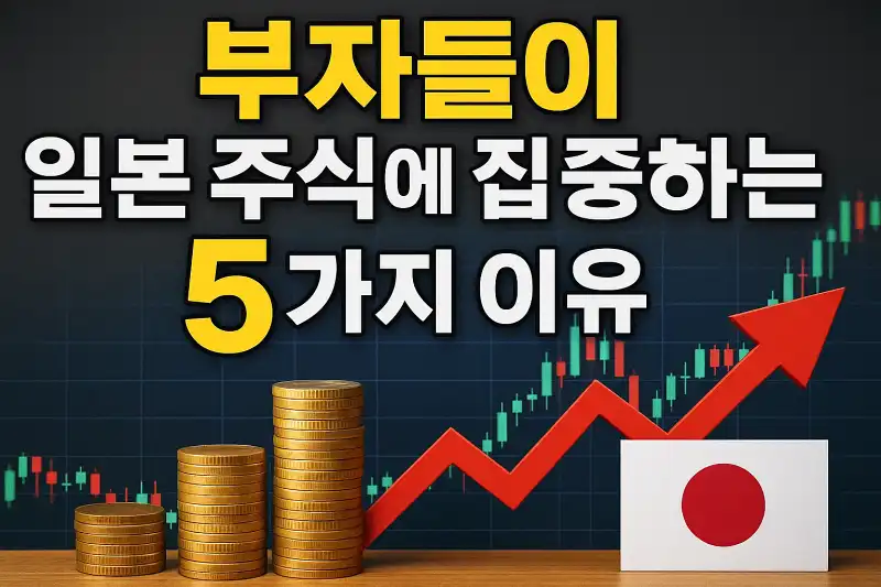 부자들이 일본 주식에 집중하는 5가지 이유