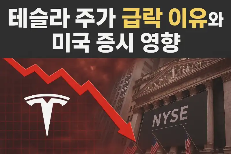 테슬라 주가 급락 이유와 미국 증시 영향