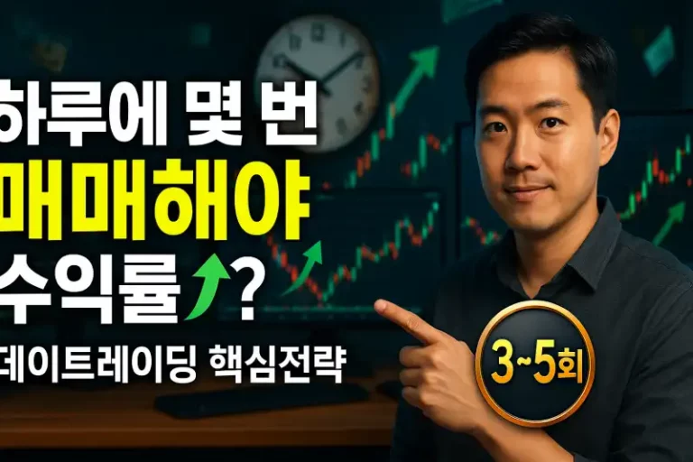 하루에 몇 번 매매해야 수익률이 높아질까?