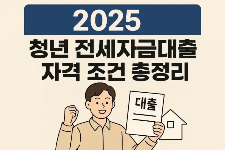2025 청년 전세자금대출 자격 조건 총정리