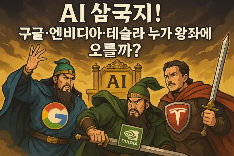 AI 삼국지! 구글·엔비디아·테슬라 누가 왕좌에 오를까?
