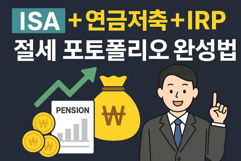 ISA + 연금저축 + IRP 절세 포트폴리오 완성법