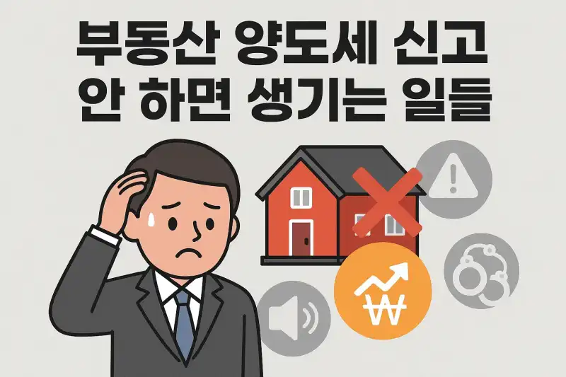 부동산 양도세 신고 안 하면 생기는 일들