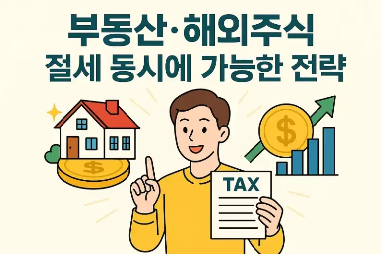 부동산·해외주식 절세 동시에 가능한 전략