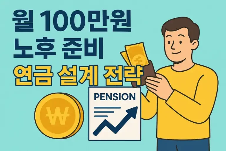 월 100만원 노후 준비 연금 설계 전략