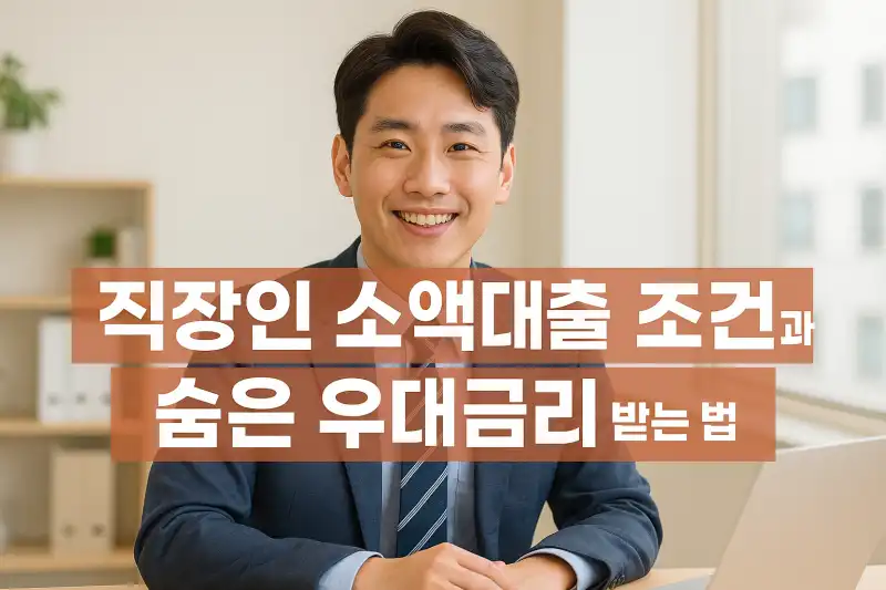 직장인 소액대출 조건과 숨은 우대금리 받는 법