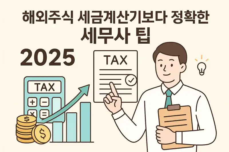 해외주식 세금계산기보다 정확한 세무사 팁 2025