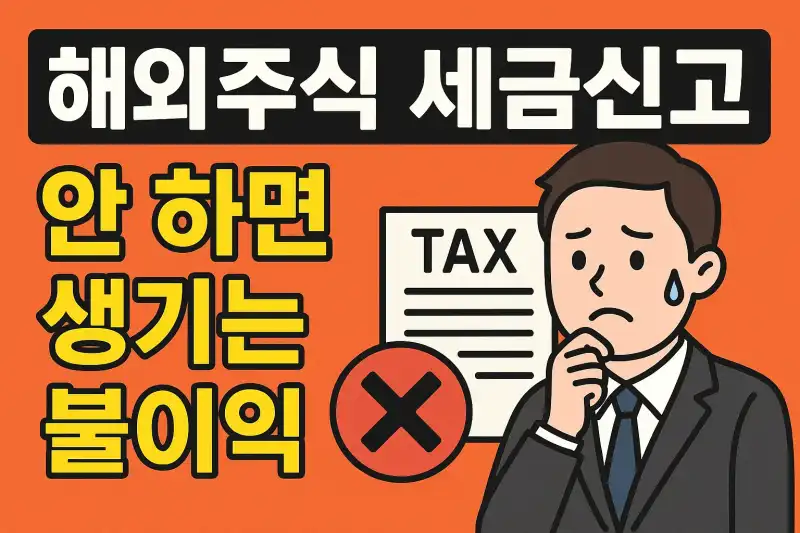 해외주식 세금신고 안 하면 생기는 불이익