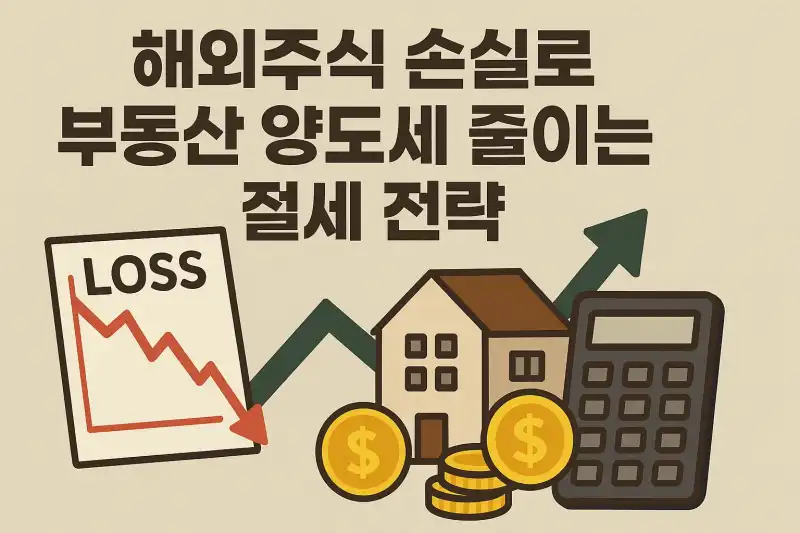해외주식 손실로 부동산 양도세 줄이는 절세 전략