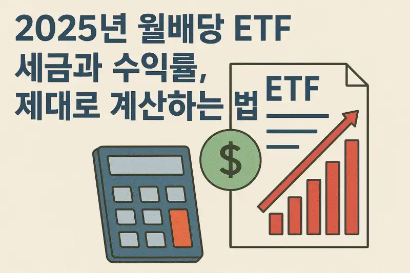 2025년 월배당 ETF 세금과 수익률, 제대로 계산하는 법