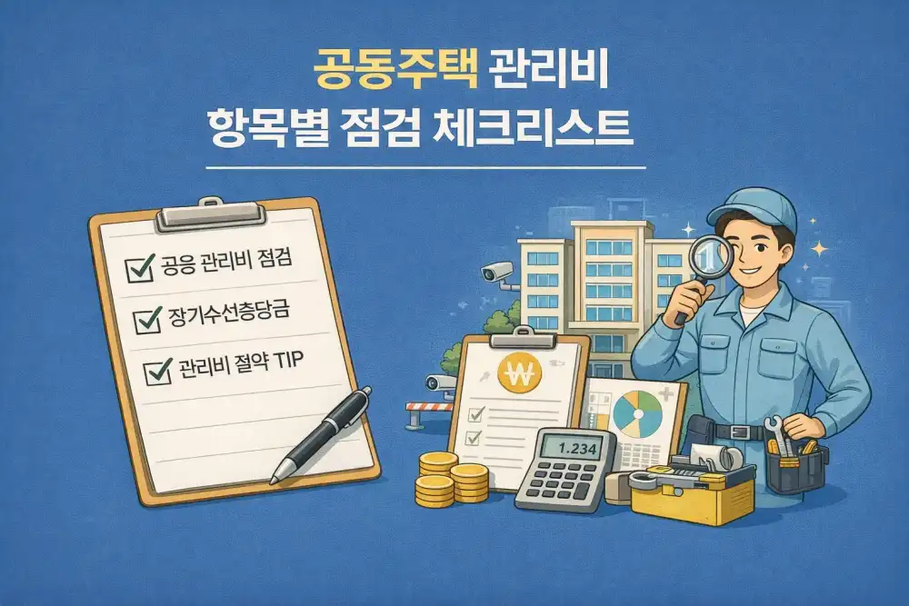 공동주택 관리비 항목별 점검 체크리스트