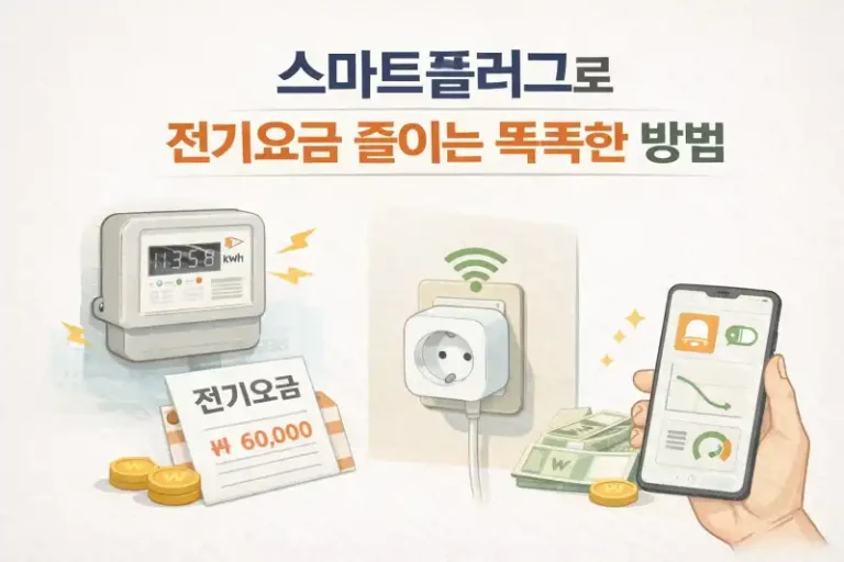 스마트플러그로 전기요금 줄이는 똑똑한 방법
