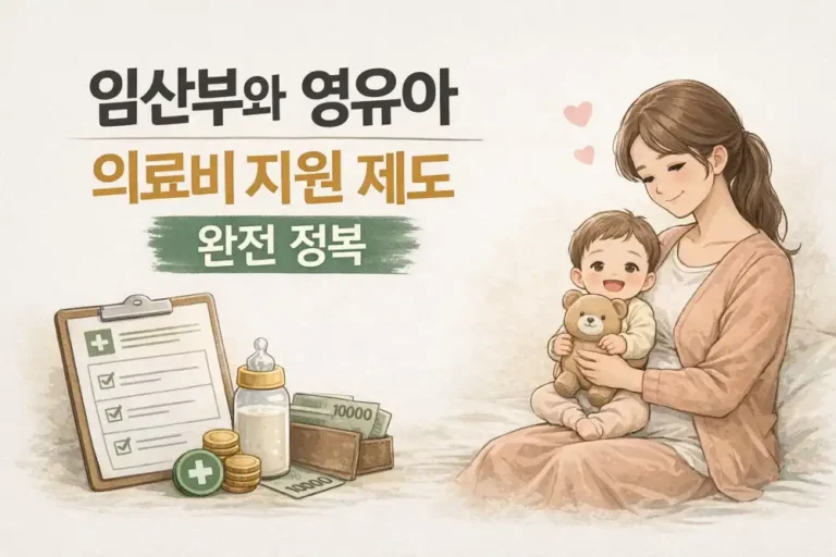 임산부와 영유아 의료비 지원 제도 완전 정복