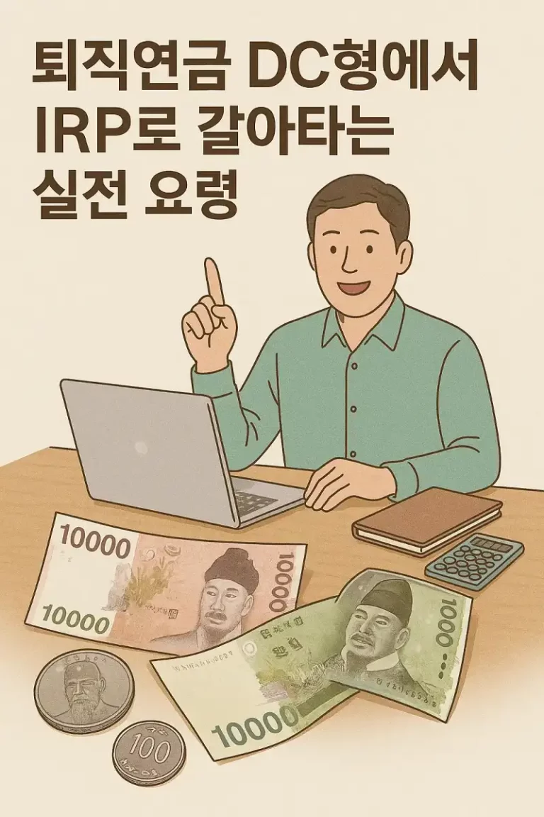 퇴직연금 DC형에서 IRP로 갈아타는 실전 요령