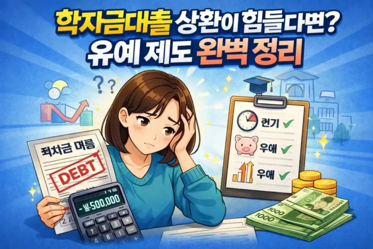 학자금대출 상환이 힘들다면? 유예 제도 완벽 정리