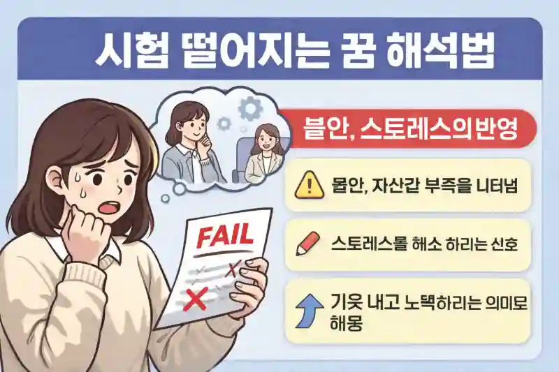 시험떨어지는꿈 해석법