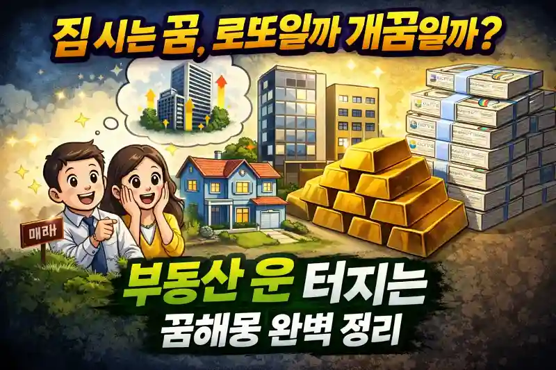 집 사는 꿈, 로또일까 개꿈일까? 부동산 운 터지는 꿈해몽 완벽 정리