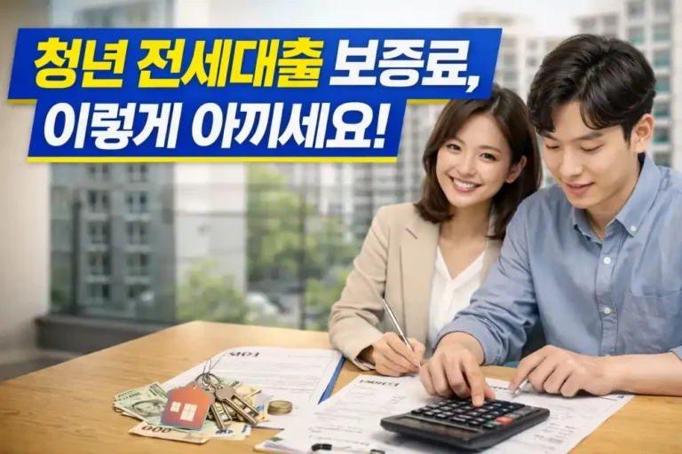 청년 전세대출 보증료, 이렇게 아끼세요!