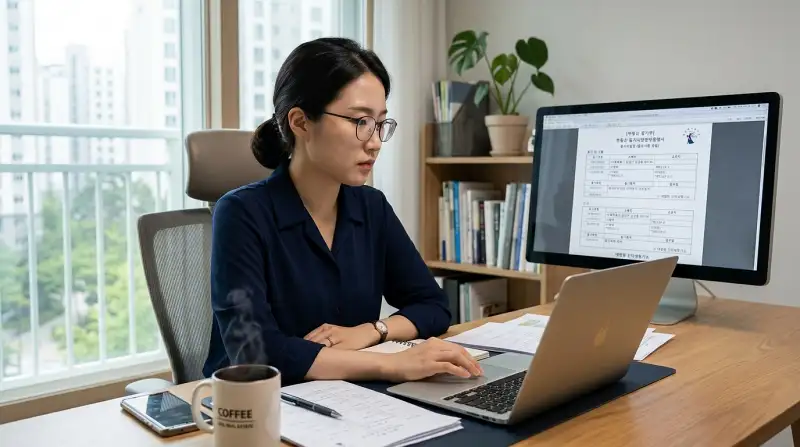 등기부등본 확인 장면 