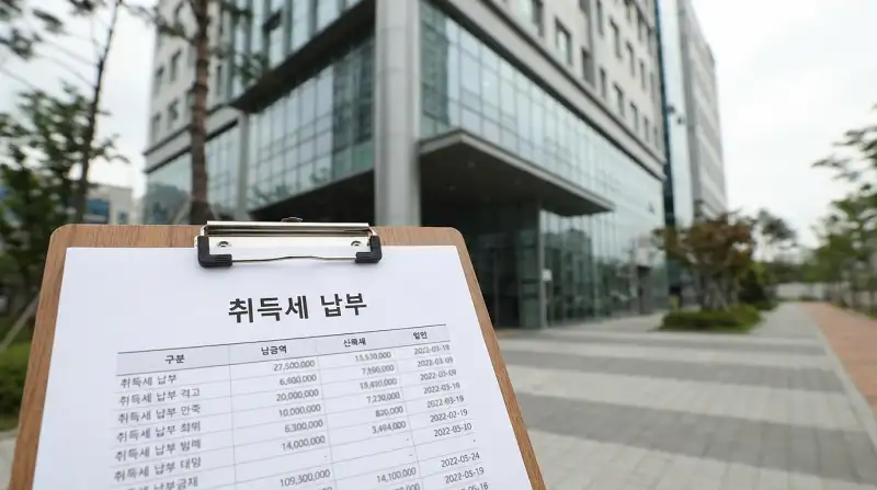 오피스텔 + 취득세 납부 영수증