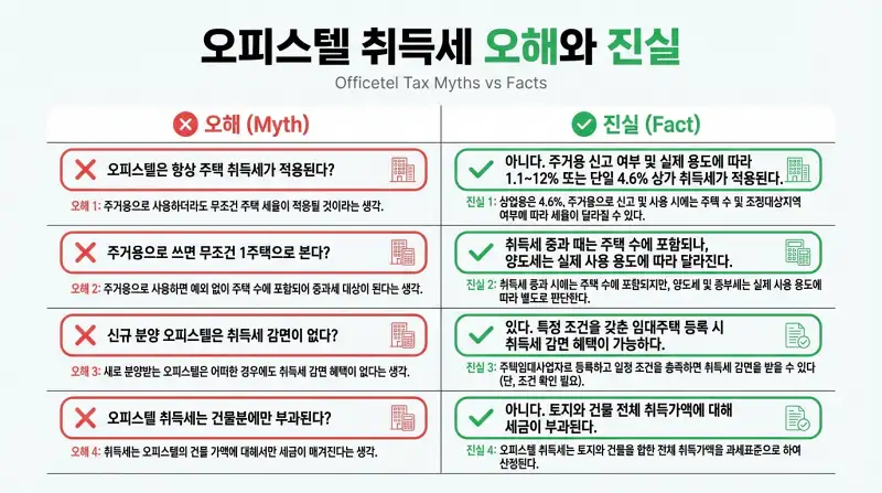 오해와 진실 체크리스트