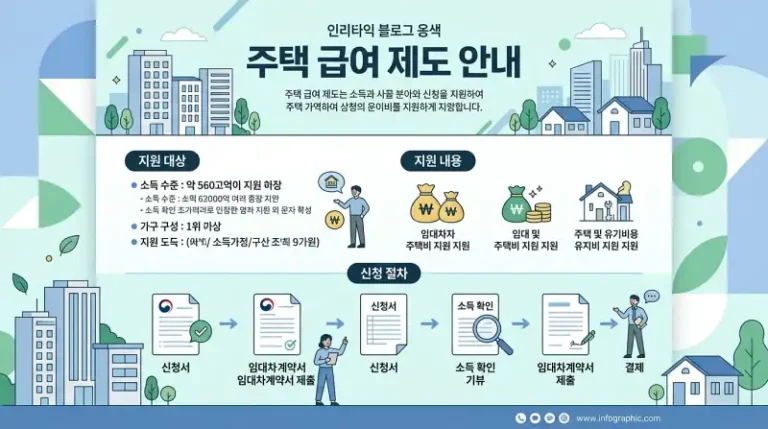 주택 급여 제도 안내