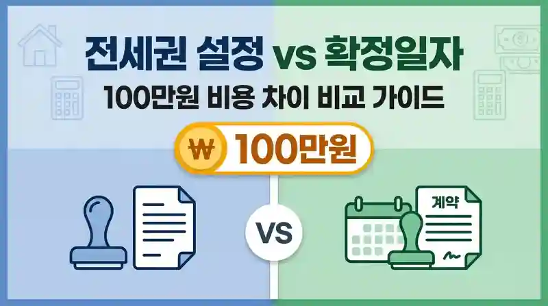 전세권 설정 vs 확정일자